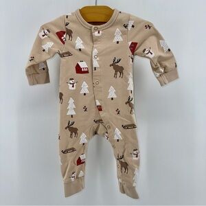Olive + Scout Baby Boy Holiday Romper